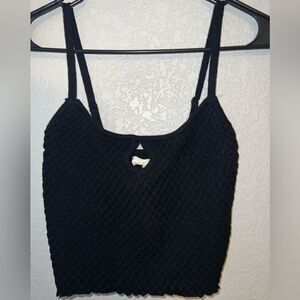 PAC SUN LA HEARTS CROPPED SWEATER TANK SIZE XTRA SMALL- NWT